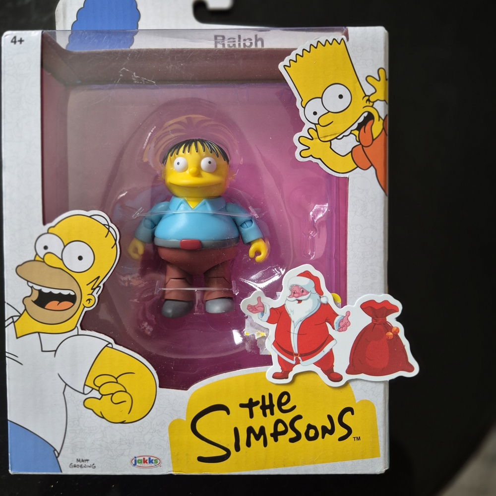 The Simpsons Ralph Wiggum Figure - Yellow, Blue & Brown